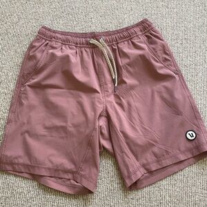 Mens vuori athletic short, dusty rose
